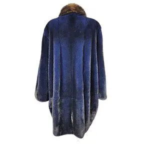 Шуба женская норковая с отделкой из соболя CASIANI 6350066512